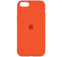 Чохол Silicone Case Full Protective (AA) для Apple iPhone SE (2020) Помаранчевий / Kumquat