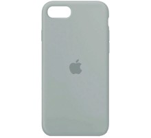 Чохол Silicone Case Full Protective (AA) для Apple iPhone SE (2020) Сірий / Mist Blue