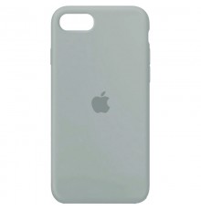 Чохол Silicone Case Full Protective (AA) для Apple iPhone SE (2020) Сірий / Mist Blue