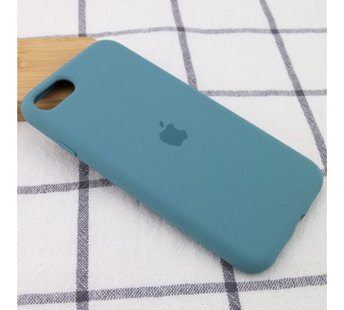 Чохол Silicone Case Full Protective (AA) для Apple iPhone SE (2020) Зелений /Light cactus Чохол Silicone Case Full Protective (AA) для Apple iPhone SE (2020) Зелений /Light cactus