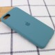 Чохол Silicone Case Full Protective (AA) для Apple iPhone SE (2020) Зелений /Light cactus