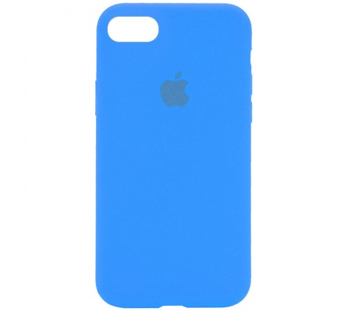 Чохол Silicone Case Full Protective (AA) для Apple iPhone SE (2020) #Блакитний / Blue Чохол Silicone Case Full Protective (AA) для Apple iPhone SE (2020) #Блакитний / Blue