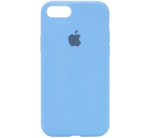 Чохол Silicone Case Full Protective (AA) для Apple iPhone SE (2020) Блакитний / Cornflower