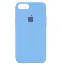 Чохол Silicone Case Full Protective (AA) для Apple iPhone SE (2020) Блакитний / Cornflower