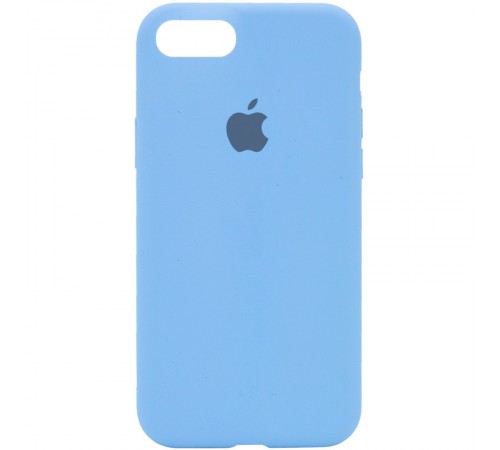 Чохол Silicone Case Full Protective (AA) для Apple iPhone SE (2020) Блакитний / Cornflower Чохол Silicone Case Full Protective (AA) для Apple iPhone SE (2020) Блакитний / Cornflower