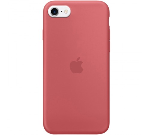 Чохол Silicone Case Full Protective (AA) для Apple iPhone SE (2020) Червоний / Camellia Чохол Silicone Case Full Protective (AA) для Apple iPhone SE (2020) Червоний / Camellia