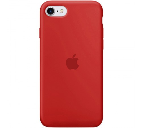 Чохол Silicone Case Full Protective (AA) для Apple iPhone SE (2020) Червоний / Dark Red Чохол Silicone Case Full Protective (AA) для Apple iPhone SE (2020) Червоний / Dark Red