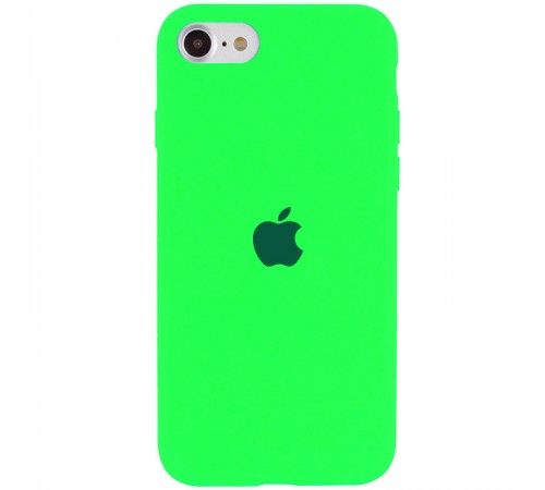 Чохол Silicone Case Full Protective (AA) для Apple iPhone SE (2020) Салатовий / Neon Green Чохол Silicone Case Full Protective (AA) для Apple iPhone SE (2020) Салатовий / Neon Green