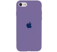 Чохол Silicone Case Full Protective (AA) для Apple iPhone SE (2020) Сірий / Lavender Gray