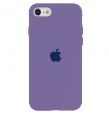 Чохол Silicone Case Full Protective (AA) для Apple iPhone SE (2020) Сірий / Lavender Gray