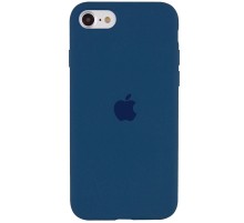 Чохол Silicone Case Full Protective (AA) для Apple iPhone SE (2020) Синій / Cosmos Blue