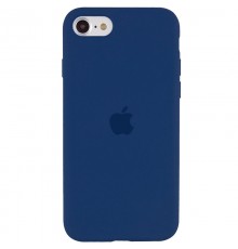 Чохол Silicone Case Full Protective (AA) для Apple iPhone SE (2020) Синій / Navy Blue