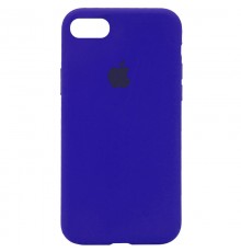 Чохол Silicone Case Full Protective (AA) для Apple iPhone SE (2020) Синій / Shiny blue