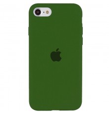 Чохол Silicone Case Full Protective (AA) для Apple iPhone SE (2020) Зелений / Army green