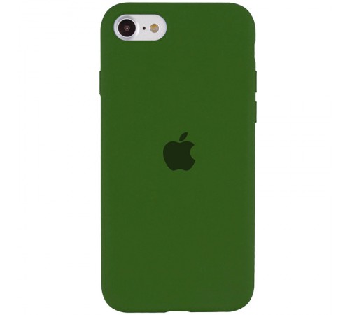 Чохол Silicone Case Full Protective (AA) для Apple iPhone SE (2020) Зелений / Army green Чохол Silicone Case Full Protective (AA) для Apple iPhone SE (2020) Зелений / Army green