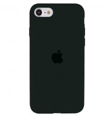 Чохол Silicone Case Full Protective (AA) для Apple iPhone SE (2020) Зелений / Black Green