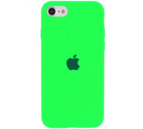 Чохол Silicone Case Full Protective (AA) для Apple iPhone SE (2020) Зелений / Neon green Чохол Silicone Case Full Protective (AA) для Apple iPhone SE (2020) Зелений / Neon green