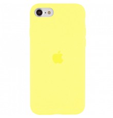 Чохол Silicone Case Full Protective (AA) для Apple iPhone SE (2020) Жовтий / Bright Yellow