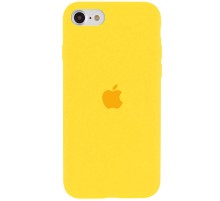 Чохол Silicone Case Full Protective (AA) для Apple iPhone SE (2020) Жовтий / Canary Yellow