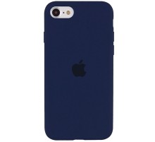 Чохол Silicone Case Full Protective (AA) для Apple iPhone SE (2020) Темний Синій / Midnight Blue