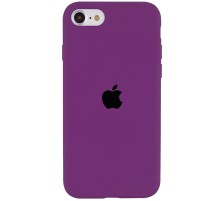 Чохол Silicone Case Full Protective (AA) для Apple iPhone SE (2020) Фіолетовий / Grape