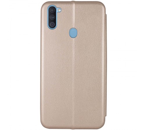 Шкіряний чохол-книжка Classy для Samsung Galaxy A11 Золотий Шкіряний чохол-книжка Classy для Samsung Galaxy A11 Золотий