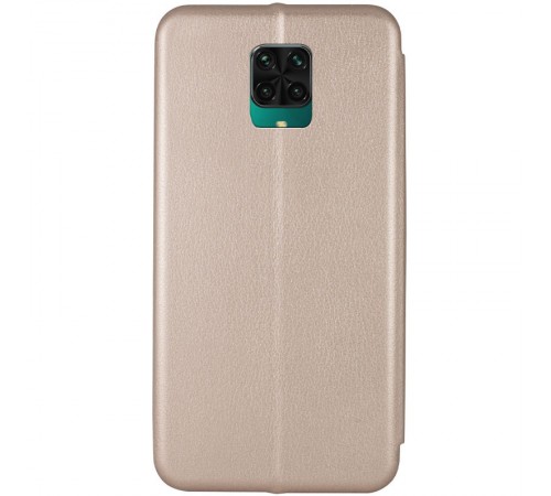 Шкіряний чохол-книжка Classy для Xiaomi Redmi Note 9s / Note 9 Pro / Note 9 Pro Max Золотий Шкіряний чохол-книжка Classy для Xiaomi Redmi Note 9s / Note 9 Pro / Note 9 Pro Max Золотий