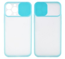 Чохол Camshield mate TPU зі шторкою для камери для Apple iPhone 11 Pro Max (6.5") Бірюзовий