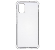 TPU чохол GETMAN Ease logo посилені кути для Samsung Galaxy A31 Безбарвний (прозорий)