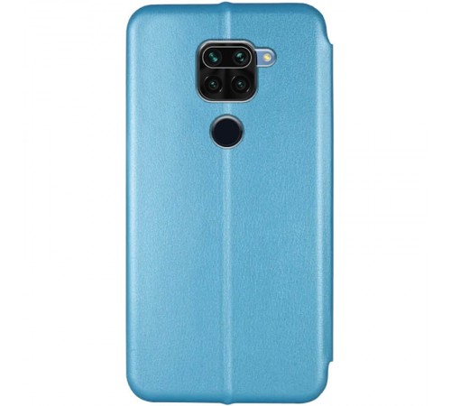 Шкіряний чохол-книжка Classy для Xiaomi Redmi Note 9 / Redmi 10X Блакитний Шкіряний чохол-книжка Classy для Xiaomi Redmi Note 9 / Redmi 10X Блакитний