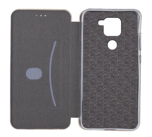 Шкіряний чохол-книжка Classy для Xiaomi Redmi Note 9 / Redmi 10X Золотий