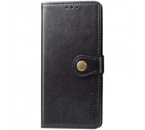 Шкіряний чохол книжка GETMAN Gallant (PU) для Xiaomi Redmi Note 9 / Redmi 10X Чорний Шкіряний чохол книжка GETMAN Gallant (PU) для Xiaomi Redmi Note 9 / Redmi 10X Чорний