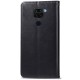 Шкіряний чохол книжка GETMAN Gallant (PU) для Xiaomi Redmi Note 9 / Redmi 10X Чорний