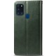 Шкіряний чохол-книжка GETMAN Gallant (PU) для Samsung Galaxy A21s Зелений
