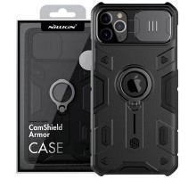 TPU+PC чохол Nillkin CamShield Armor (шторка на камеру) для Apple iPhone 11 Pro Max (6.5") Чорний