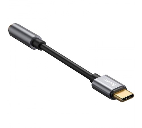 Перехідник Baseus L54 Type-C to 3.5mm (CATL54) Сірий