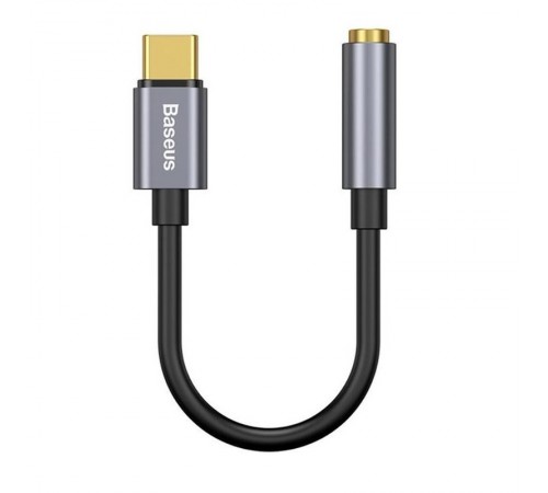 Перехідник Baseus L54 Type-C to 3.5mm (CATL54) Сірий