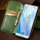 Шкіряний чохол-книжка GETMAN Cubic (PU) для Xiaomi Redmi 9 Зелений