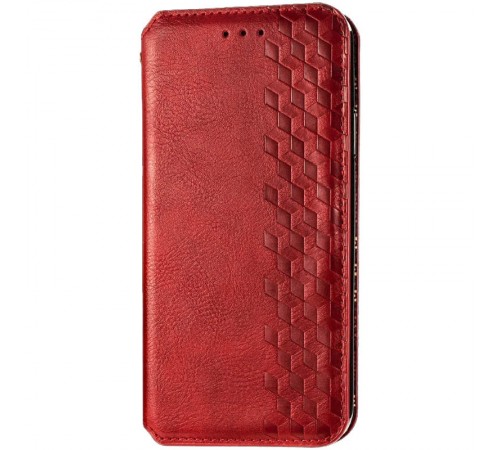 Шкіряний чохол-книжка GETMAN Cubic (PU) для Xiaomi Redmi 9 Червоний Шкіряний чохол-книжка GETMAN Cubic (PU) для Xiaomi Redmi 9 Червоний