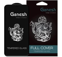 Захисне скло Ganesh (Full Cover) для Apple iPhone 11 Pro Max / XS Max (6.5") Чорний