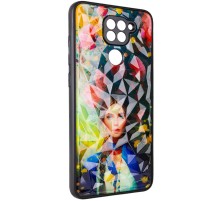 TPU+PC чохол Prisma Ladies для Xiaomi Redmi Note 9 / Redmi 10X Peonies