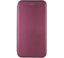 Шкіряний чохол-книжка Classy для Xiaomi Redmi 9A Бордовий