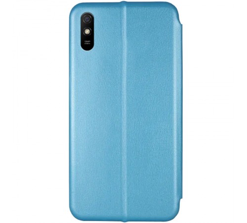Шкіряний чохол-книжка Classy для Xiaomi Redmi 9A Блакитний Шкіряний чохол-книжка Classy для Xiaomi Redmi 9A Блакитний