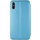 Шкіряний чохол-книжка Classy для Xiaomi Redmi 9A Блакитний