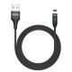 Дата кабель Hoco U76 "Fresh magnetic" Lightning (1.2m) Чорний