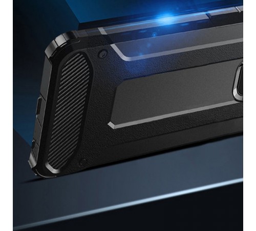 Броньований протиударний TPU+PC чохол Immortal для Xiaomi Redmi Note 9s/Note 9 Pro/Note 9Pro Max Чорний