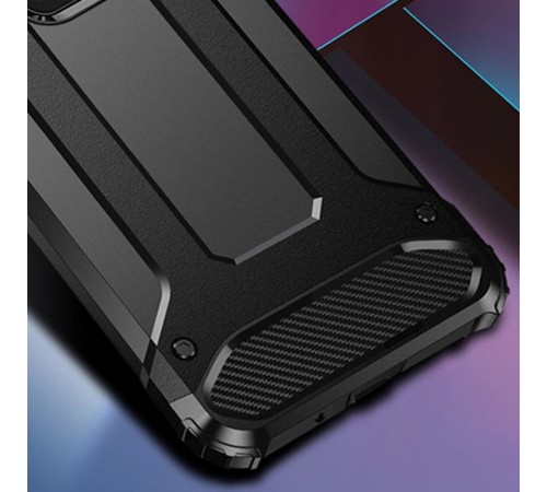 Броньований протиударний TPU+PC чохол Immortal для Xiaomi Redmi Note 9s/Note 9 Pro/Note 9Pro Max Чорний