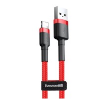 Дата кабель Baseus Cafule Lightning Cable 1.5A (2m) (CALKLF-C) Червоний / Чорний