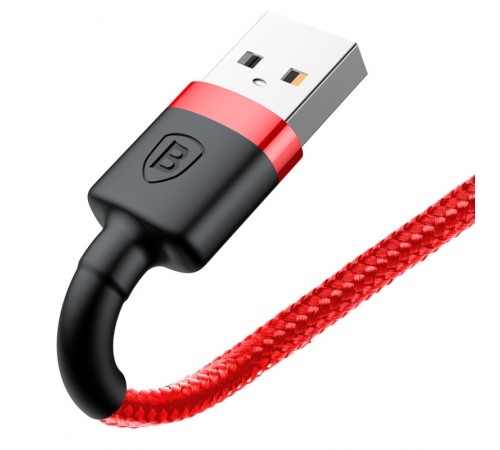 Дата кабель Baseus Cafule Lightning Cable 1.5A (2m) (CALKLF-C) Червоний / Чорний