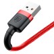 Дата кабель Baseus Cafule Lightning Cable 1.5A (2m) (CALKLF-C) Червоний / Чорний